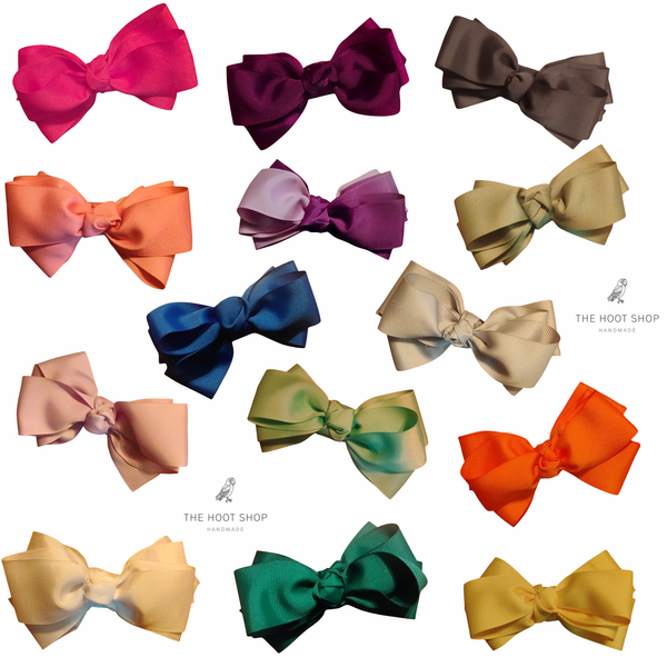 5" Double Stacked Boutique Bows