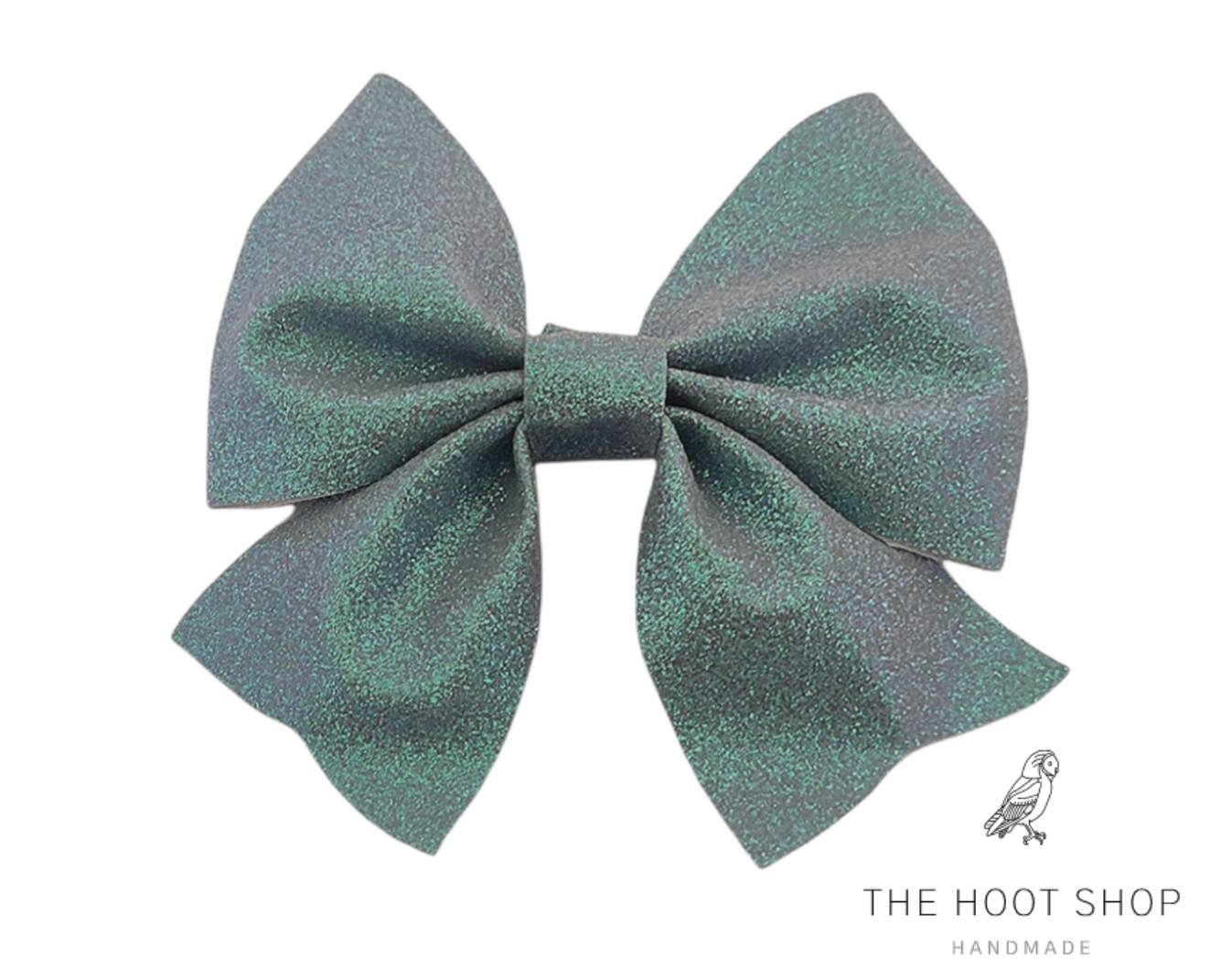 Maya Iridescent Fine Glitter Bow