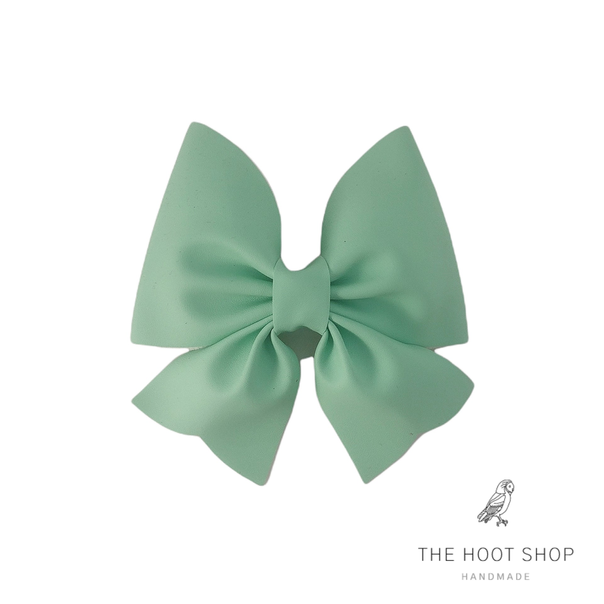 Maya Mint Green Jelly  Bow