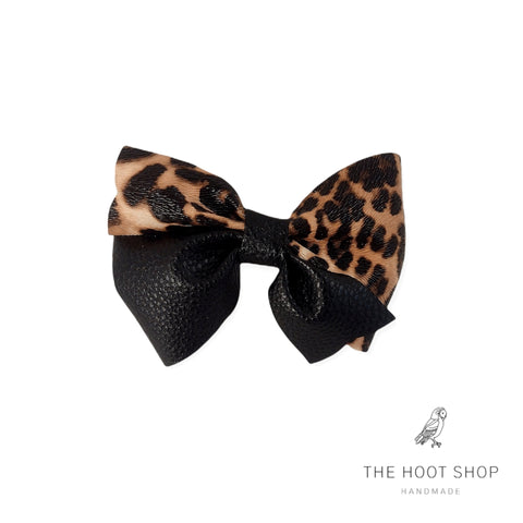 Layla Style Leopard & Black Bow