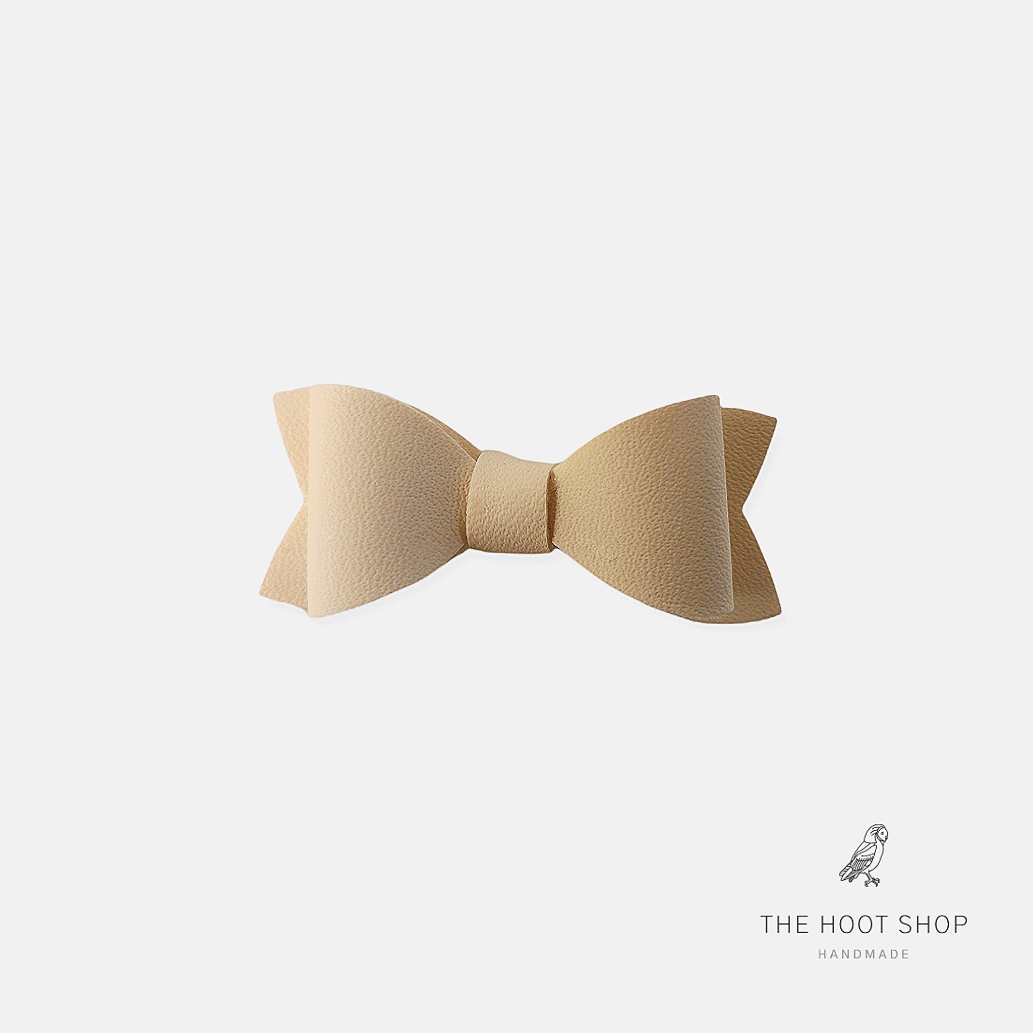 Bitty Style  Light Beige Bow