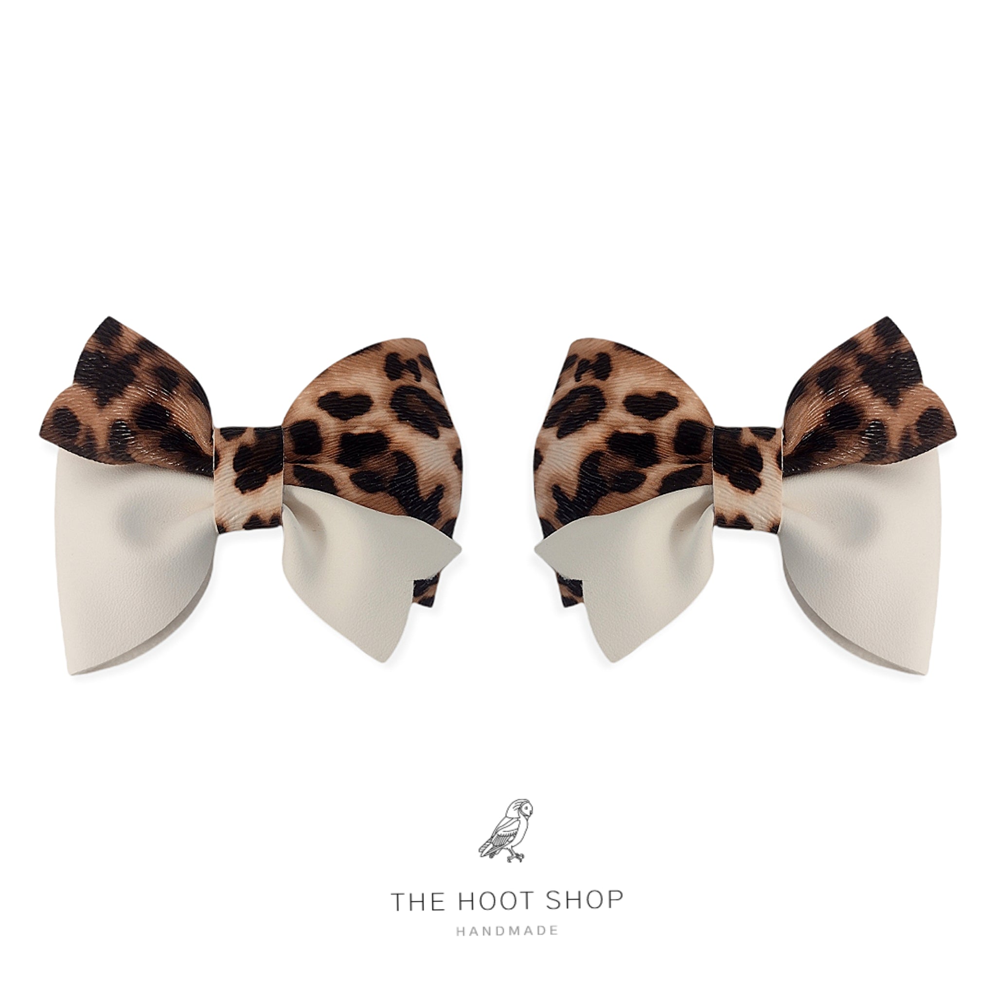 Layla Style Leopard White Bow