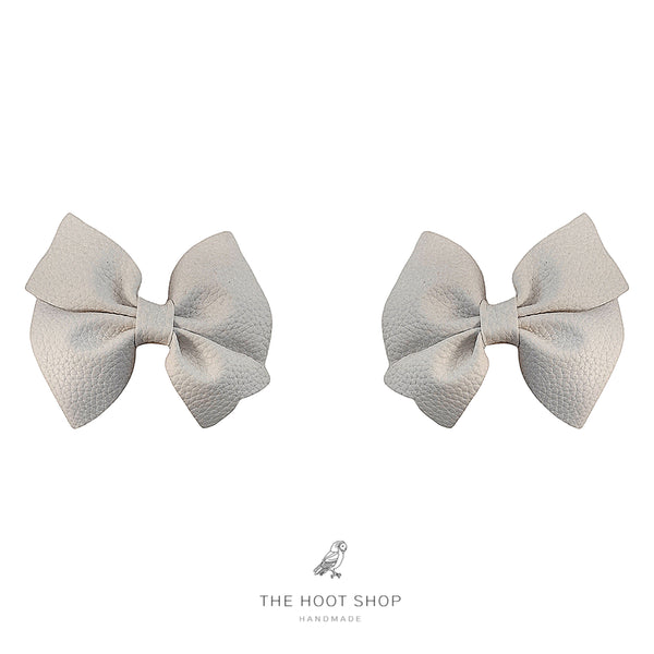 Layla Style White Grain Bow