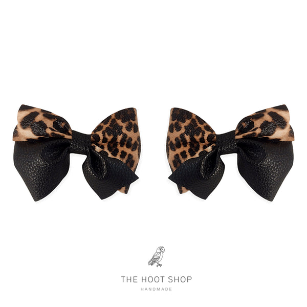 Layla Style Leopard & Black Bow